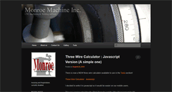 Desktop Screenshot of monroemachineinc.com